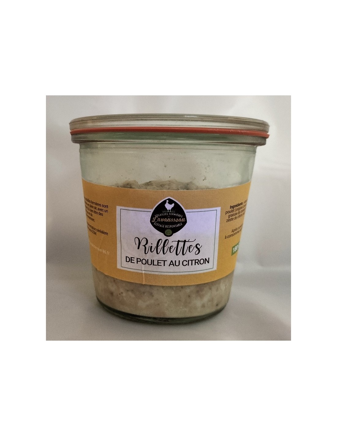 Rillettes de Poulet au Citron Les Volailles Fermières de Lavausseau